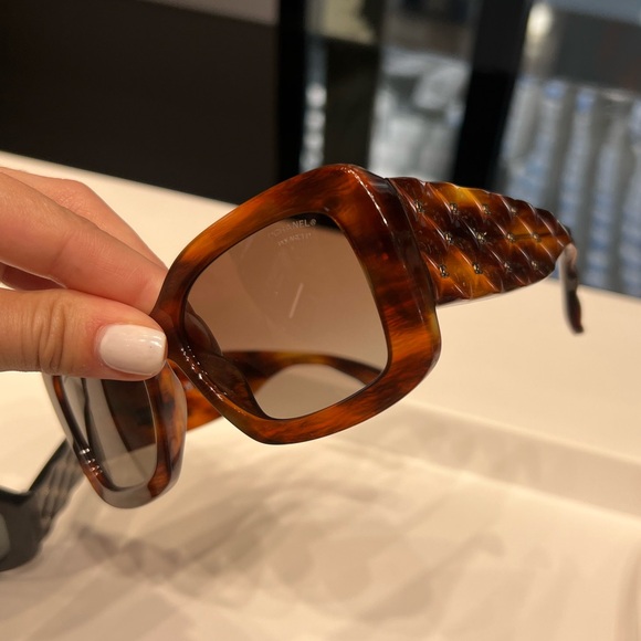 Chanel Brown Sunglasses - Picture 3 of 10